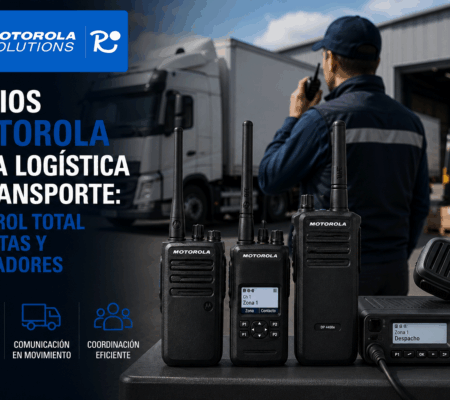 Motorola Radios para rutas, operadores y patios