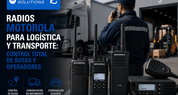 Motorola Radios para rutas, operadores y patios