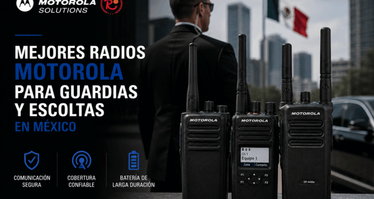 Motorola Radios para guardias y escoltas