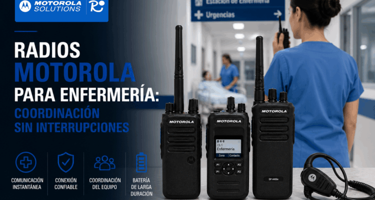 Motorola radios para enfermería