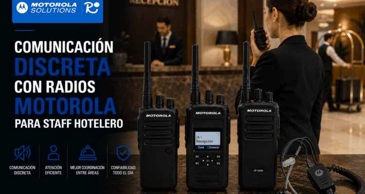 Motorola radios para staff hotelero