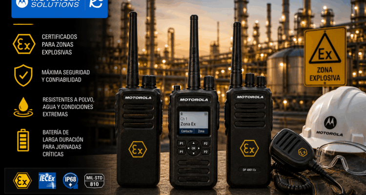 Motorola para minería y zonas explosivas