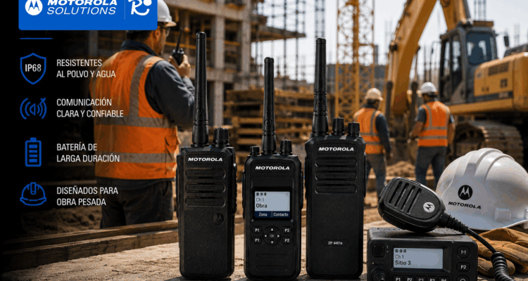 Motorola radios ideales para construcción